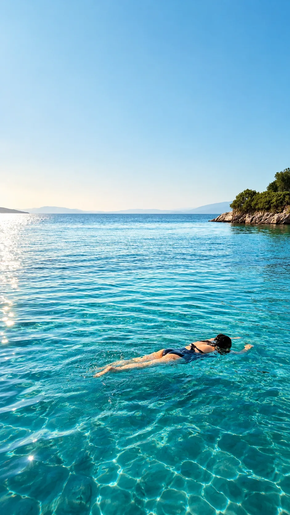 Cruise by hidden beaches