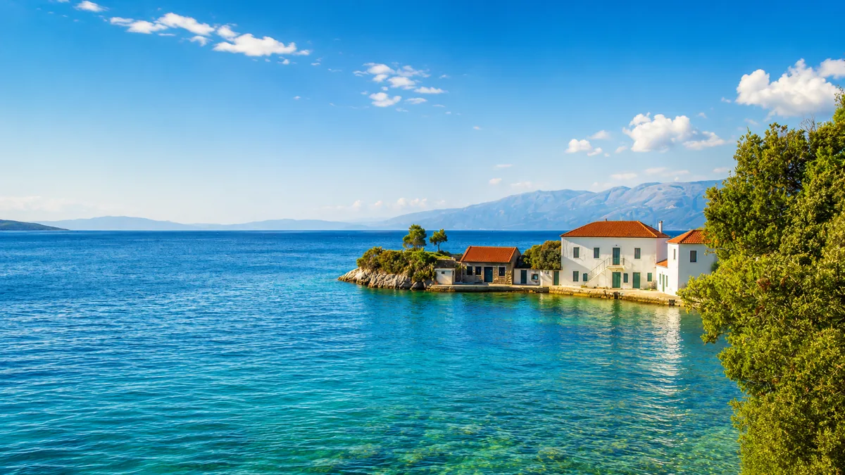 Boat on the Pagasitic Gulf, Pelion, Greece
